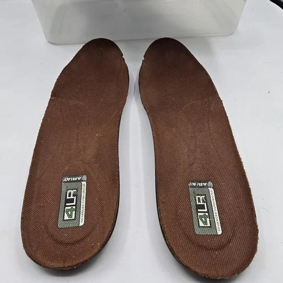 Ariat Work Boots Womens Size 10 Brown Leather Western Safety Toe 10015405 - Picture 8 of 13